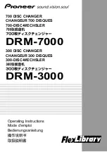 Предварительный просмотр 1 страницы Pioneer DRM-3000 Operating Instructions Manual