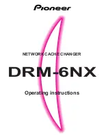 Preview for 1 page of Pioneer DRM-6NX Operating Instructions Manual