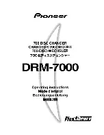 Pioneer DRM-7000 Operating Instructions Manual предпросмотр