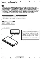 Preview for 2 page of Pioneer DV-2020 Service Manual