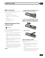 Preview for 9 page of Pioneer DV-260 Operating Instructions Manual