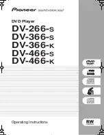 Pioneer DV-266-S Operating Instructions Manual предпросмотр