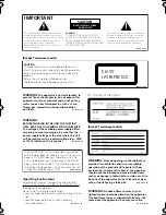 Предварительный просмотр 2 страницы Pioneer DV-270-S Operating Instructions Manual