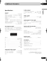 Предварительный просмотр 43 страницы Pioneer DV-2750 Operating Instructions Manual