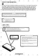 Предварительный просмотр 2 страницы Pioneer DV-2850-S Service Manual