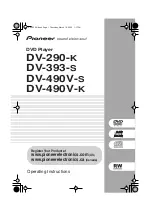 Pioneer DV-290 Operating Instructions Manual предпросмотр