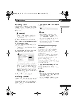 Предварительный просмотр 27 страницы Pioneer DV 300 Operating Instructions Manual