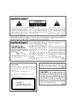 Предварительный просмотр 2 страницы Pioneer DV-350 Operating Instructions Manual