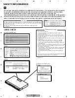 Предварительный просмотр 2 страницы Pioneer DV-366-S Service Manual