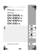 Pioneer DV-393-S Operating Instructions Manual preview