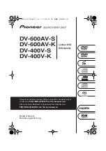 Pioneer DV-400V-K Operating Instructions Manual preview