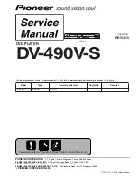 Pioneer DV-490V-S Service Manual предпросмотр