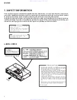 Preview for 2 page of Pioneer DV-505 Service Manual