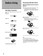 Preview for 8 page of Pioneer DV-525 Operating Instructions Manual