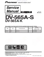 Предварительный просмотр 1 страницы Pioneer DV-565A-K Service Manual