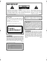 Предварительный просмотр 2 страницы Pioneer DV-565A Operating Instructions Manual