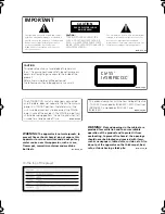 Preview for 2 page of Pioneer DV-575A Operating Instructions Manual