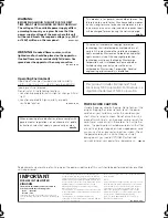 Preview for 3 page of Pioneer DV-575A Operating Instructions Manual