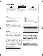 Предварительный просмотр 2 страницы Pioneer DV-575K-s Operating Instructions Manual