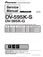 Pioneer DV-595K-G Service Manual preview