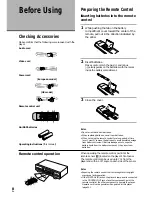 Предварительный просмотр 8 страницы Pioneer DV-626D Operating Instructions Manual