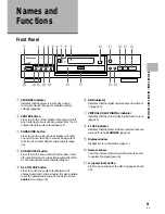 Предварительный просмотр 9 страницы Pioneer DV-626D Operating Instructions Manual