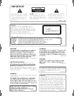 Preview for 2 page of Pioneer DV-696AV-K Operating Instructions Manual