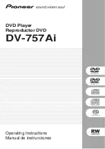 Pioneer DV-757AI Operating Instructions Manual preview