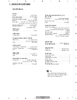 Preview for 5 page of Pioneer DV-79AVi-s Elite Service Manual