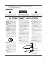 Preview for 3 page of Pioneer DV-AX10 Operating Instructions Manual