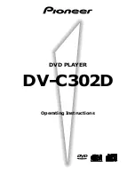 Pioneer DV-C302D Operating Instructions Manual предпросмотр