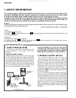 Предварительный просмотр 2 страницы Pioneer DV-C503 Service Manual