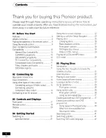 Предварительный просмотр 6 страницы Pioneer DV-C505 Operating Instructions Manual