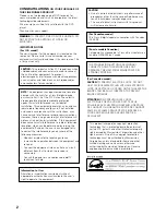 Предварительный просмотр 2 страницы Pioneer DV-C603 Operating Instructions Manual