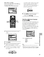 Preview for 47 page of Pioneer DV-F07 Elite Operating Instructions Manual