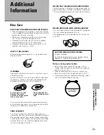 Preview for 71 page of Pioneer DV-F07 Elite Operating Instructions Manual