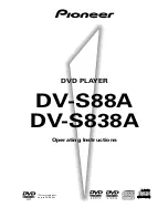 Pioneer DV-S838A Operating Instructions Manual предпросмотр