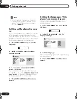 Preview for 22 page of Pioneer DV46AV - Elite DVD Player Operating Instructions Manual