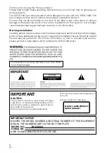 Предварительный просмотр 4 страницы Pioneer dvd-d304 Operating Instructions Manual