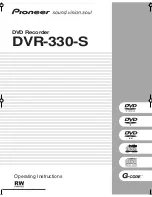 Preview for 1 page of Pioneer DVD Recorder Operating Instructions Manual