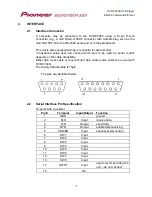 Предварительный просмотр 9 страницы Pioneer DVD-V5000 Command Protocol Manual