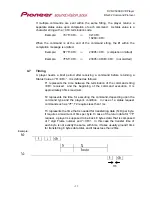 Предварительный просмотр 20 страницы Pioneer DVD-V5000 Command Protocol Manual