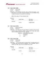 Предварительный просмотр 36 страницы Pioneer DVD-V5000 Command Protocol Manual