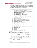 Предварительный просмотр 66 страницы Pioneer DVD-V5000 Command Protocol Manual