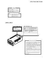 Preview for 3 page of Pioneer DVD-V7400 Service Manual