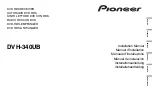 Pioneer DVH-340UB Installation Manual preview