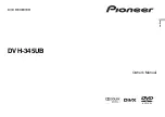 Предварительный просмотр 1 страницы Pioneer DVH-345UB Owner'S Manual