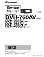 Preview for 1 page of Pioneer DVH-760AV/XEUW5 Service Manual