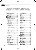 Preview for 2 page of Pioneer DVH-855AVBT Operation Manual