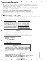 Предварительный просмотр 2 страницы Pioneer DVH-860AV/XEUW5 Service Manual